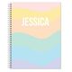 Rainbow Stripes Spiral Notebook Image 1 of 8